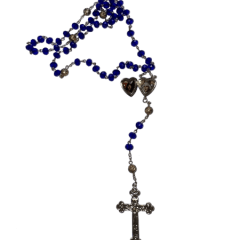 Rosario perlas corazón