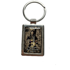 Llavero cuadrado plata